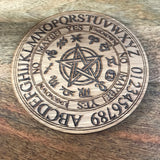 Pendulum board Crystal reading Pentagram