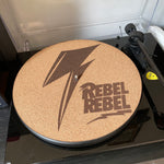 Cork Turntable | vinyl | record | Slip Mat | Ziggy Stardust
