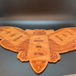 Tarot spread Board. Deaths head Hawk Moth