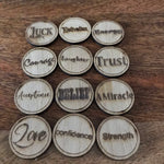 Laser engraved  Daily Desire Tokens  Gift set 2