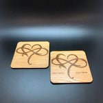 Infinite love coaster. Can be personalised