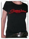 Steevi Jaimz Border logo Ladies T Shirt