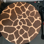 Cork Turntable Slip Mat  | Giraffe Print