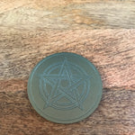 Pentagram acrylic coaster