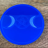 Pentagram & Tree of Life moon phase coaster