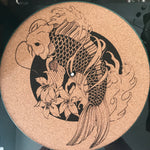 Cork Turntable Slip Mat  | Koi