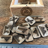 Rune Stones | Laser Engraved Small Runes Box