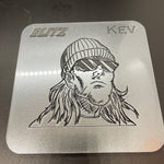 Blitz - Metallic 4 x Coaster Set