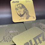 Blitz - Metallic 4 x Coaster Set