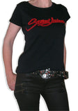 Steevi Jaimz Border logo Ladies T Shirt