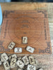 Rune casting board and 24 Elder Futhark rune set